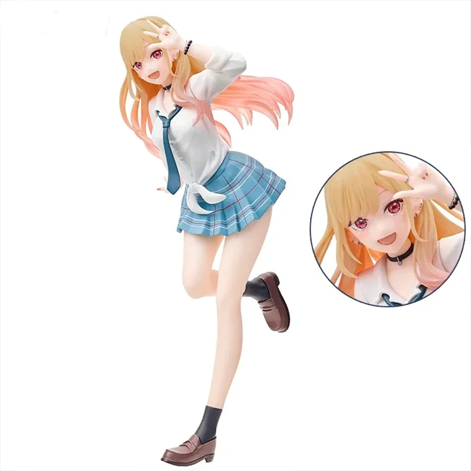 My Dress Up Darling MARIN KITAKAWA Uniform Anime Figure Toys 18cm PVC Model Collector Birthday Gift My Dress Up Darling MARIN KITAKAWA Uniform Anime Figure Toys 18cm PVC Model Collector Birthday Gift